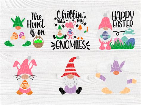 Easter SVG Bundle, Easter Gnomes Svg, Png