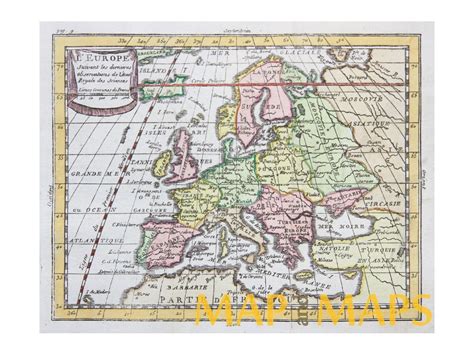 Europe 18th Century Antique Map By Buffier Claude 1781 Mapandmaps