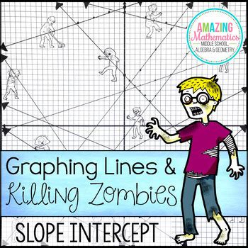 Graphing lines.notebook 4 october 03, 2016 graphing using ti­83/4 killing zombies activity in pairs, create equations to kill the zombies! Pin on Teachers Pay Teachers