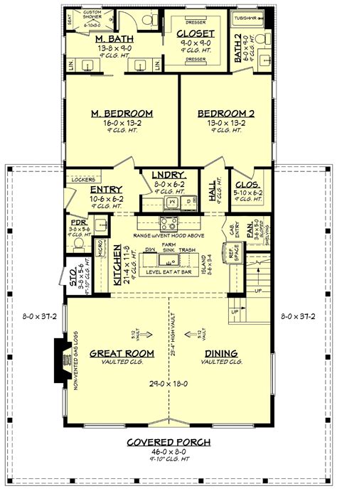 1 Story Home Floor Plans 4 Bedroom Barndominium