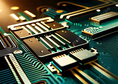 Microprocessor Technology Background Artificial Intelligence Circuit