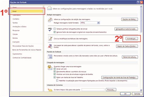 Como Criar Assinatura No Microsoft Outlook 2007 E 2010 Blog De
