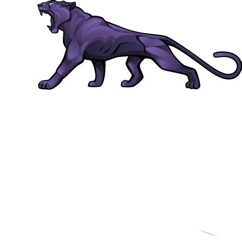 Roaring Panther Logo Clipart Full Size Clipart 894686 Pinclipart