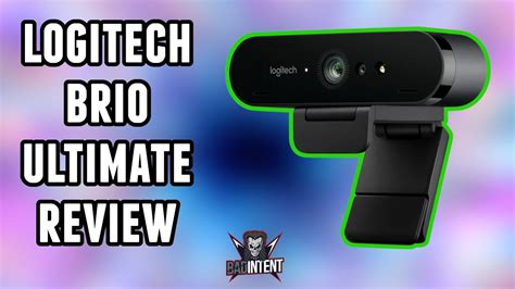 Logitech Brio 4k Webcam Review Youtube