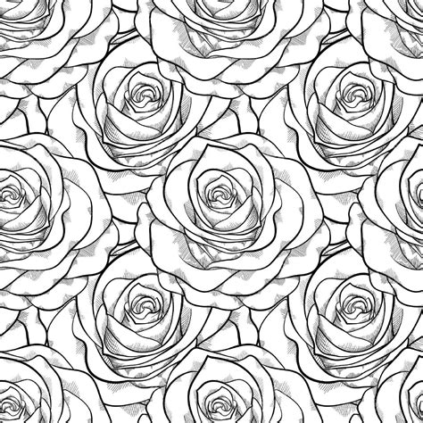 Beautiful Roses Coloring Pages For You