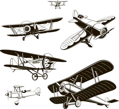 2100 Biplane Stock Illustrations Royalty Free Vector Graphics And Clip