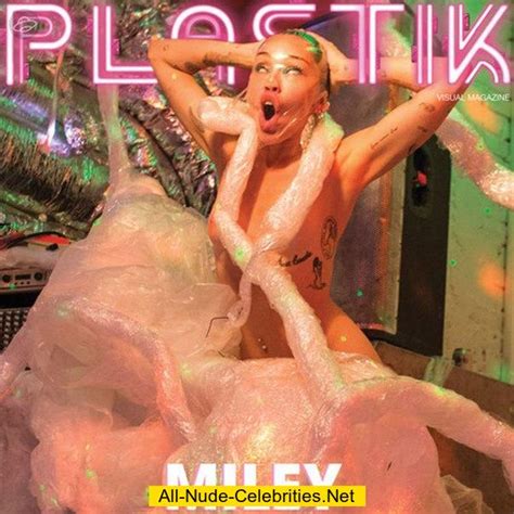 Miley Cyrus Posing Nude For Plastik Magazine