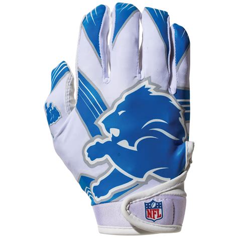 Franklin Sports Nfl Detroit Lions Youth Football Receiver Gloves