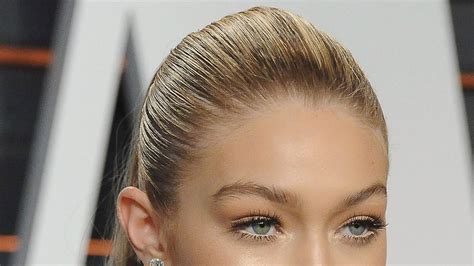 Gigi Hadid Posts A Photo With Bold Eyebrows From A Photo Shoot Glamour