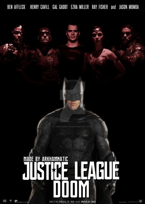 Justice League Doom Movie Poster By Arkhamnatic On Deviantart