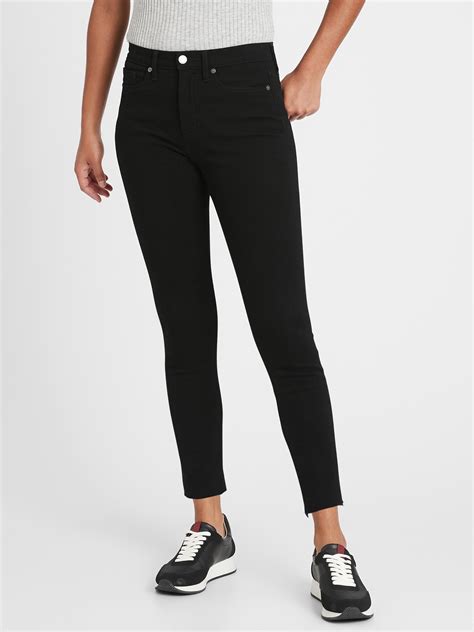 High Rise Skinny Fade Resistant Ankle Jean Banana Republic