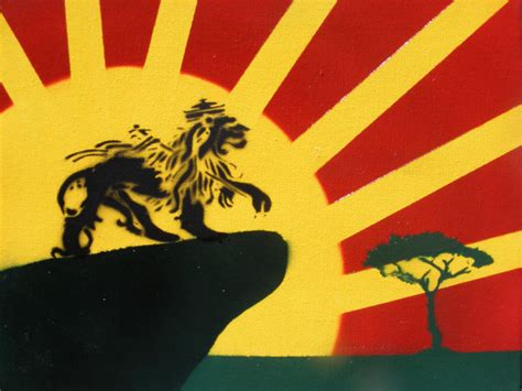Rasta Lion Of Judah Sun Rays Spray Paint Art By Thestreetcanvas On