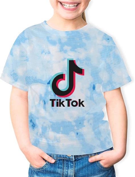 Tik Tok32 Kids T Shirts Girls Boys Summer Unisex Tees Cool Short Sleeve