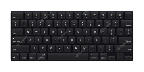 Premium Vector Modern Grey Keyboard Minimalistic Keyboard With Black