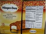 Haagen Daz Ice Cream Bar Nutrition Facts Pictures
