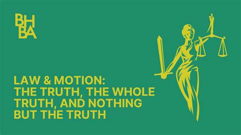 [LIVE REPLAY] Law & Motion: The Truth, the Whole Truth, and Nothing but