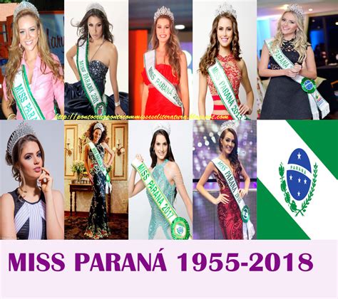 Ponto Cruz Ponto Com Misses E Literatura Miss Paraná 1955 2018