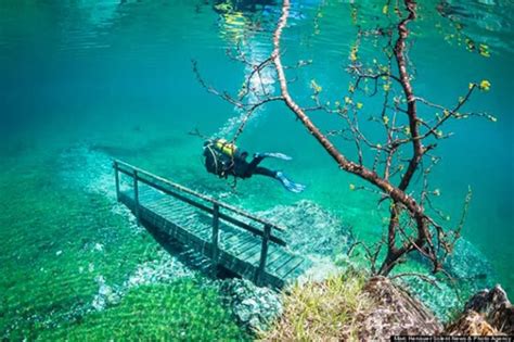 Stunning Beautiful Underwater Park In Austria