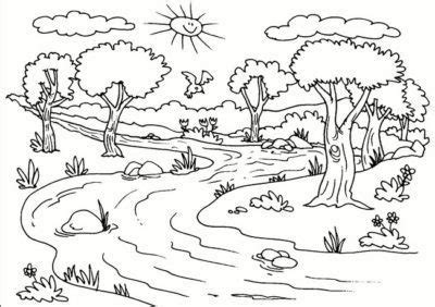Dibujos de Paisaje para colorear - Dibujos Para Colorear ...
