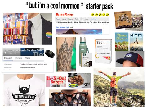 The But Im A Cool Mormon Starter Pack Starterpacks