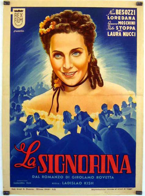 Signorina La Movie Poster La Signorina Movie Poster