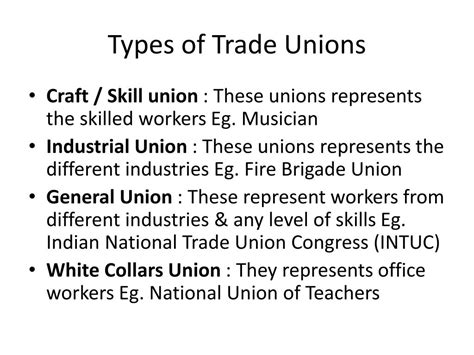 Ppt Trade Union Powerpoint Presentation Free Download Id3539956