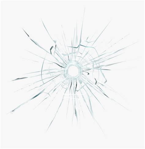 Cracked Glass Overlay Circle Hd Png Download Kindpng