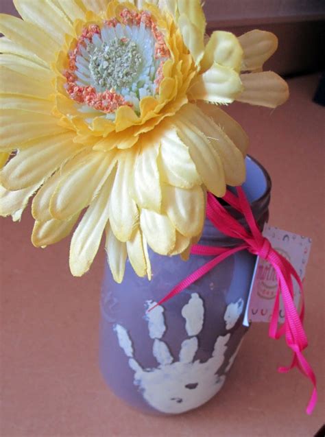 Mothers Day Ideas For Kids Mason Jar Vase