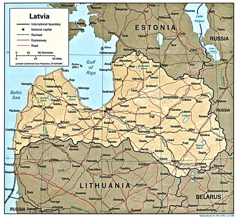 Latvia Maps Perry Castañeda Map Collection Ut Library Online