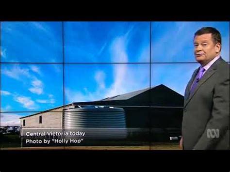 Abc news' flagship 7pm bulletin is presented from the capital city of each state and territory, and includes national finance and sport segments presented by alan kohler, from melbourne, and peter. ABC News Melbourne - Weather and Closer, Wednesday November 12th 2014 - YouTube