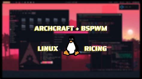 Beauty Of Archcraft Linux Bspwm Default Ricing Youtube