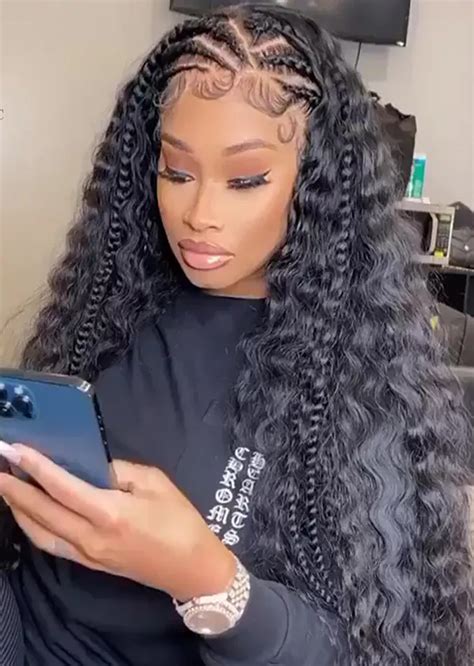 13x6 Lace Front Wig Can Be Braided Wigs Deep Curly Lace Front Wig Wet