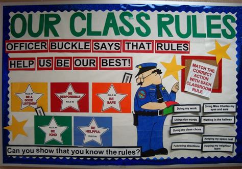 Classroom Officers Chart Design