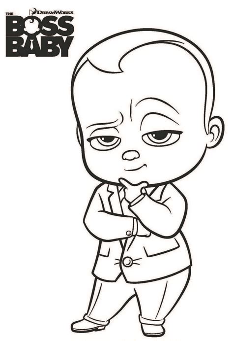The Boss Baby Coloring Pages Coloring Pages