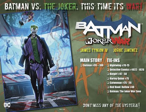 Batman Joker War Reading Order Batmanjullla