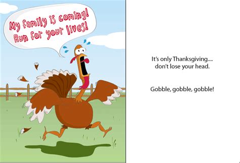 Free Funny Printable Thanksgiving Cards Printable Templates