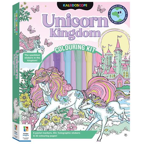 Kaleidoscope Colouring Kit Unicorn Kingdom Colouring Colouring