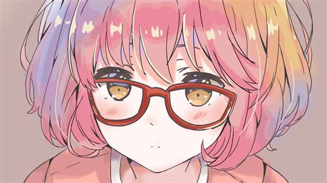Anime Girl With Short Hair And Glasses