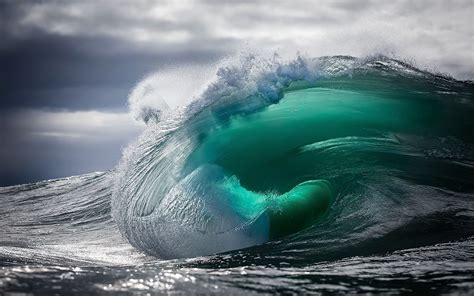 Download Wallpapers Ocean Storm Big Waves Tsunami Huge
