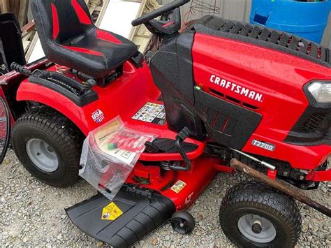 Craftsman T2200 Garden Tractor Gas Only 42 185 Hp And Pick Axe