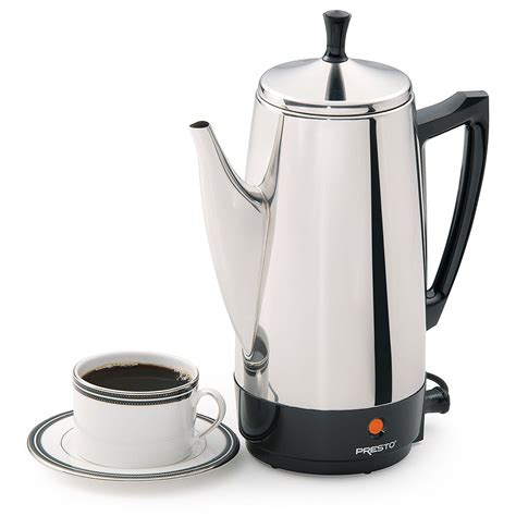 Presto 02811 12 Cup Stainless Steel Coffee Maker Electric