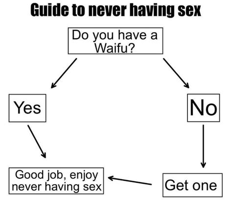 Guide To Never Having Sex Do You Have Waifu Yes Good Job Enjoy Never Having Sex Bet One Ifunny