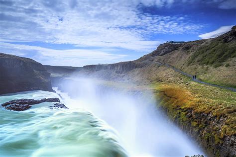 Iceland Gullfoss Waterfall Digital Art By Maurizio Rellini Pixels