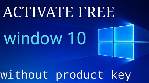 Activate Window 10 Without Product Key How To Activate Window 10 Free
