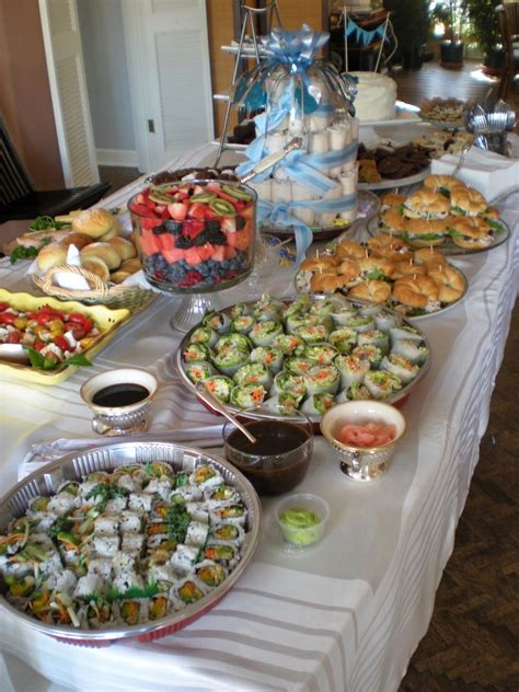Part of the fun of throwing a baby shower is the catering, and while you don't have to go crazy cooking up a storm, guests will expect to. Inspiration and Rough Drafts: Baby Shower: Celebrating the ...
