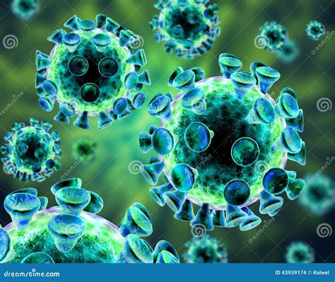 Hiv Viruses Stock Illustration Illustration Of Autoimmune 43939174
