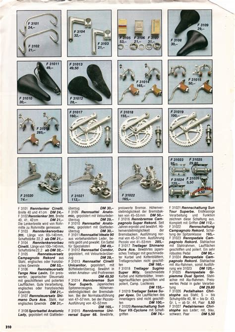 Nicht zu vergessen sind die. ! Klassiker Kataloge Gesucht! | Seite 15 | Rennrad-News.de