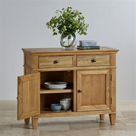 Classic Small Sideboard In Natural Solid Oak Oak Furniture Land