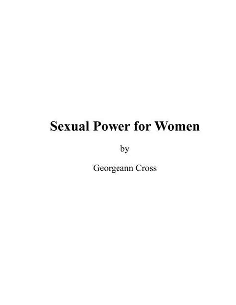 Sexual Power For Women