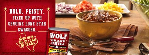 Wolf Brand Chili For Generations The Wolf Brand Unique Blend Of